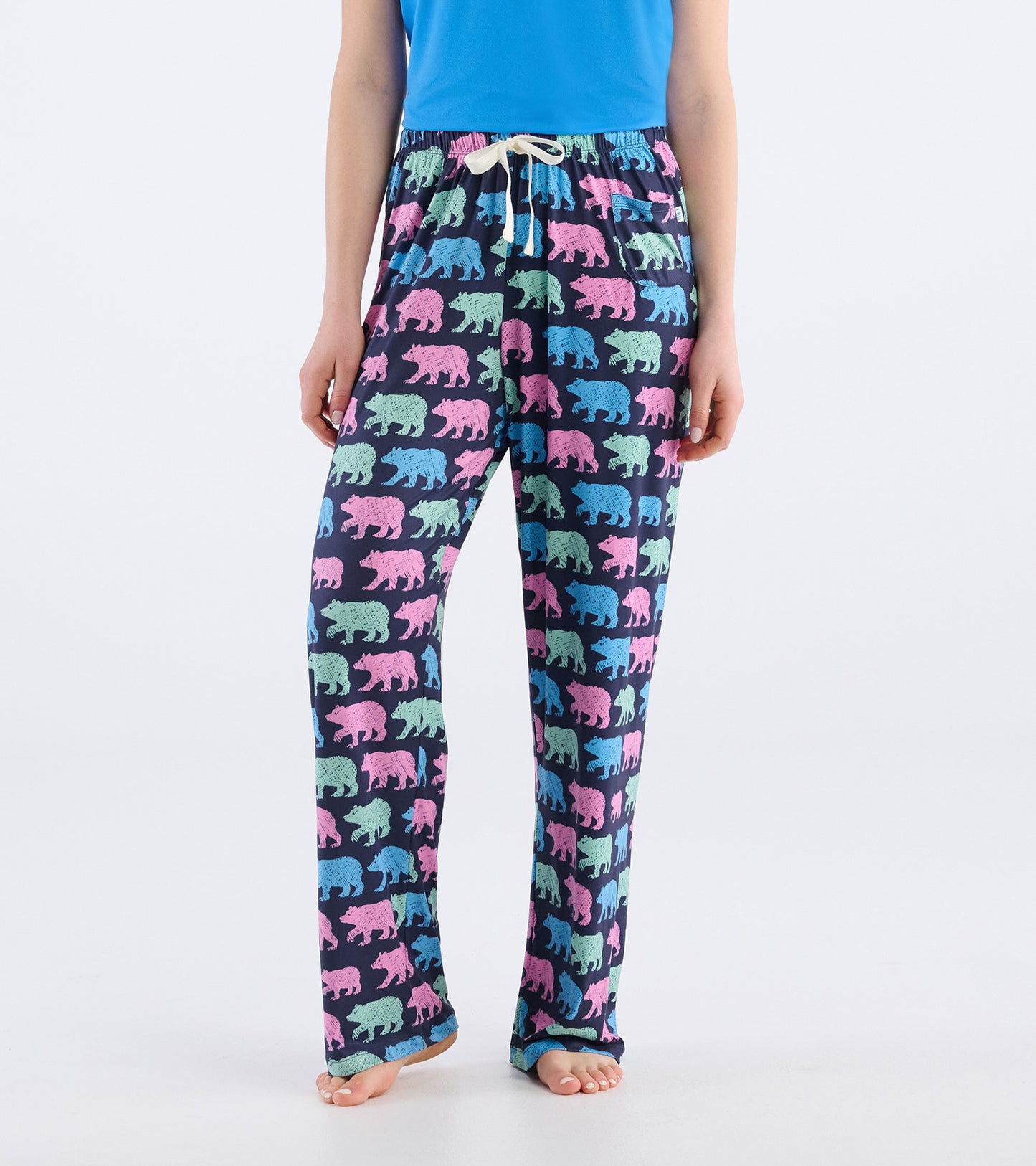 Women's Cottage Bears Polyknit Pajama Pants