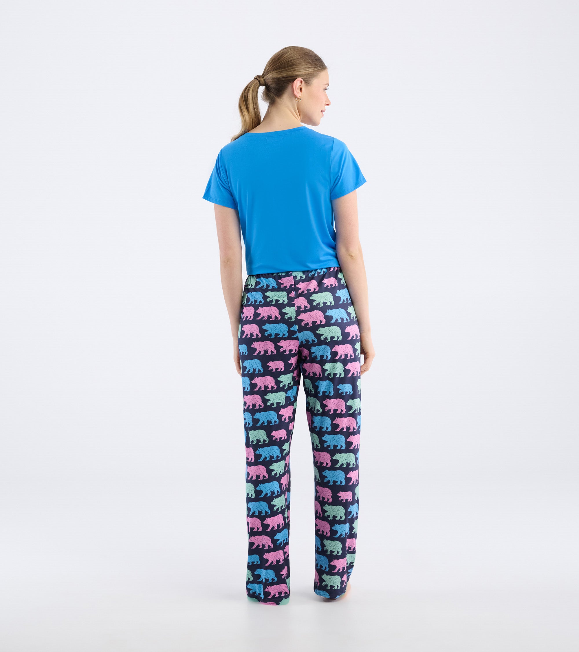 Women's Cottage Bears Polyknit Pajama Pants