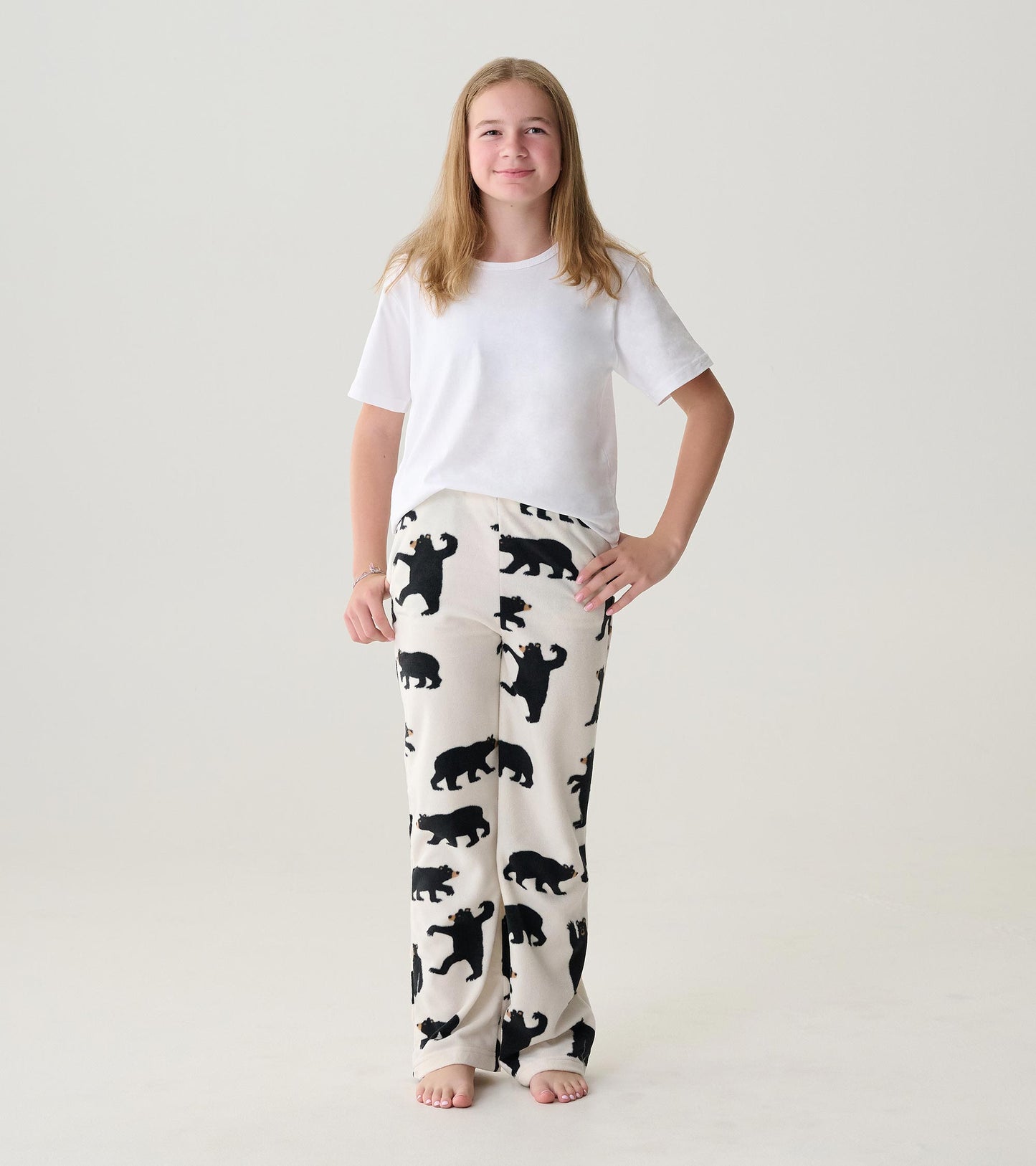 Kids Black Bears Polar Pants