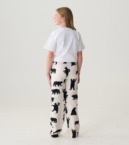 Kids Black Bears Polar Pants