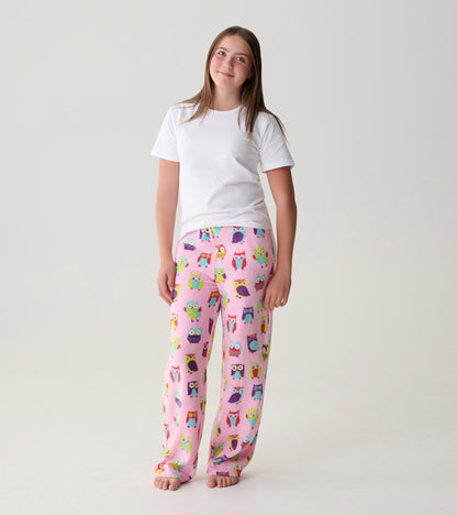 Women's Fuzzy Owls Polar Pants
