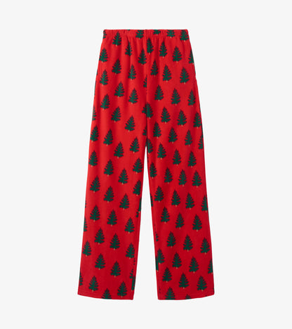 Teen Trees On Red Polar Pants