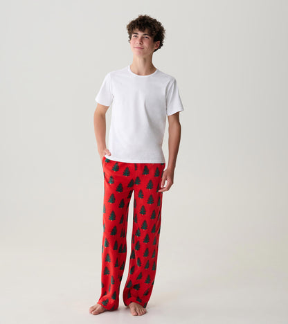 Teen Trees On Red Polar Pants