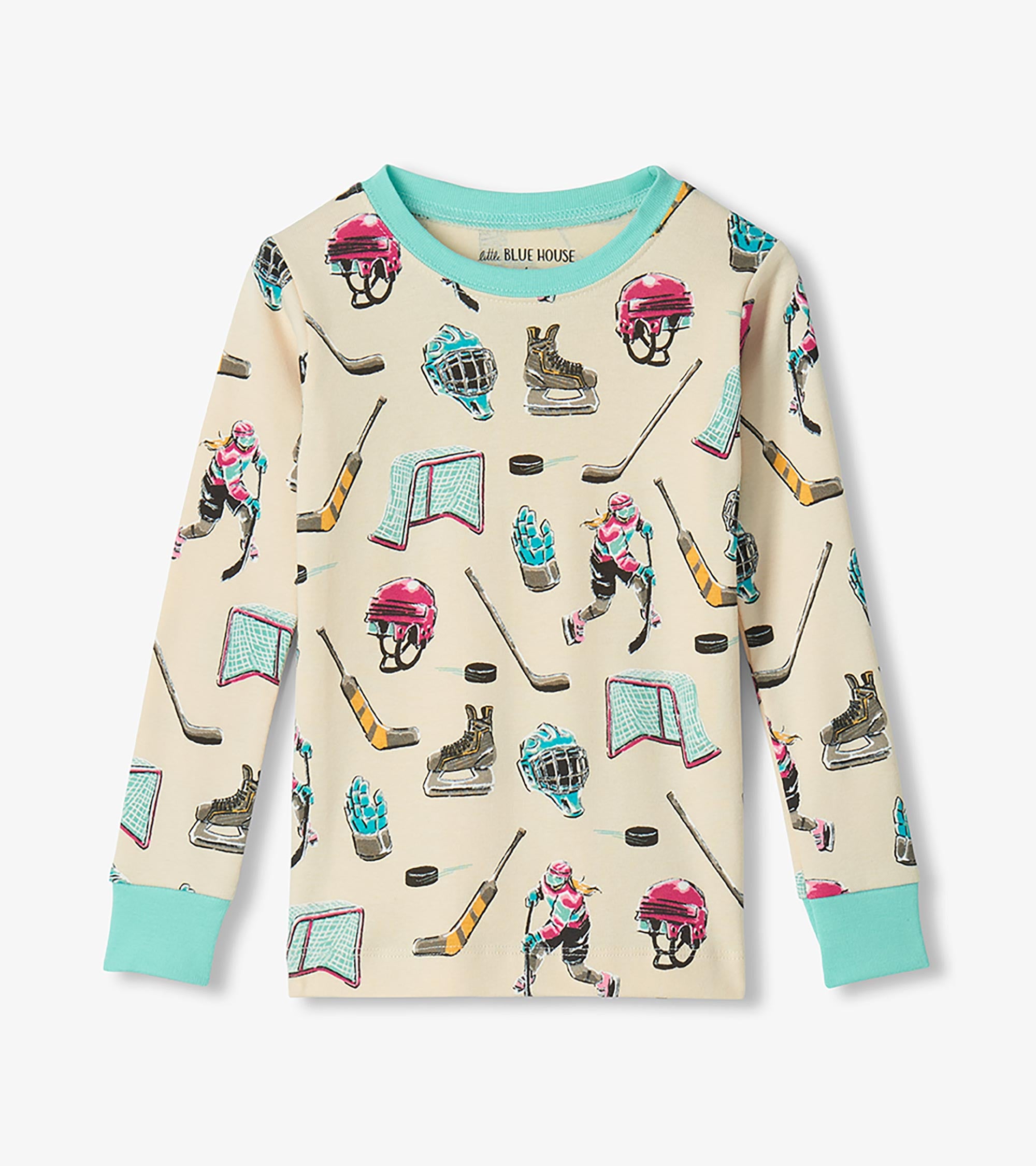 Kids Hockey Night Pajama Set