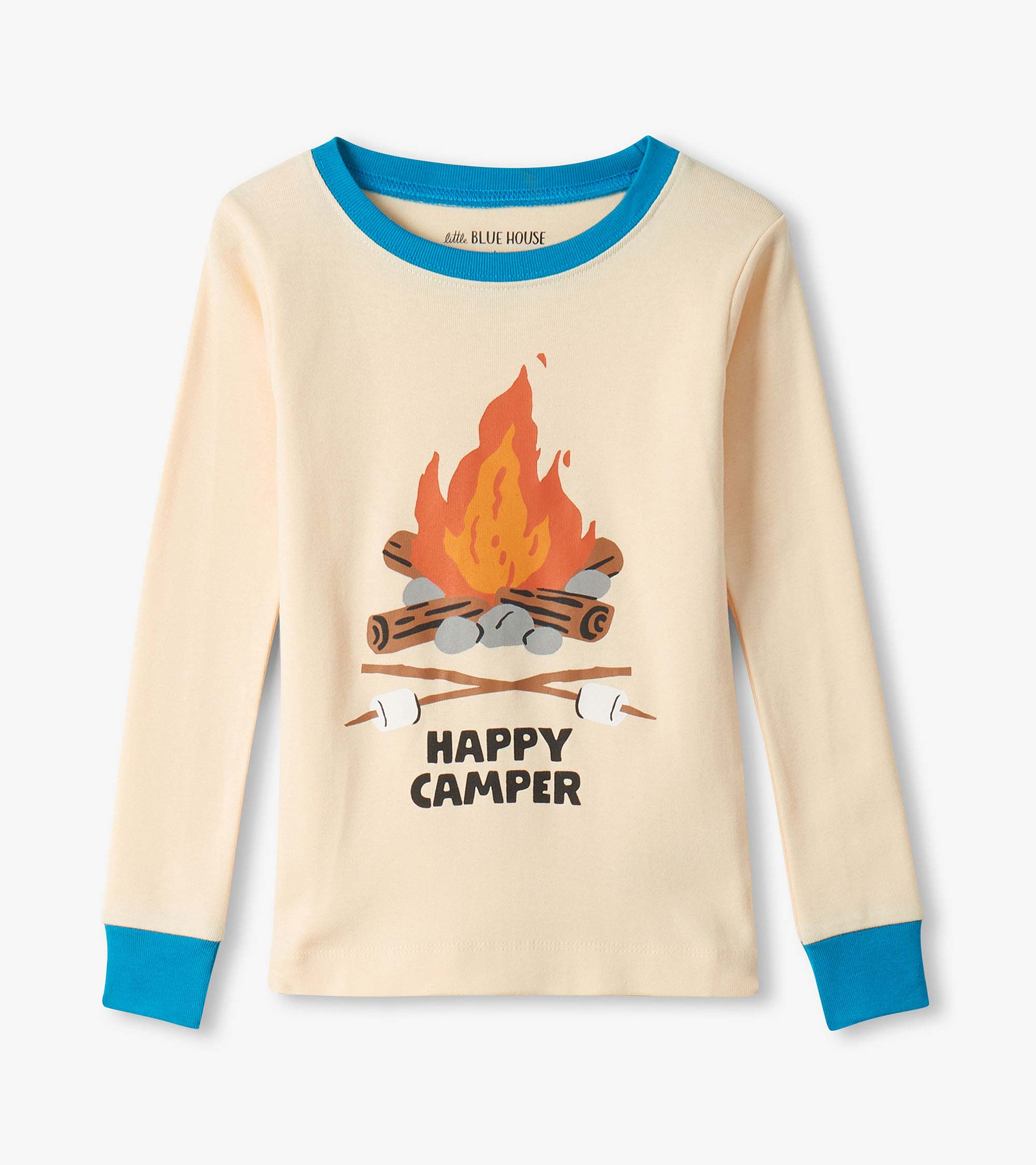 Kids Happy Camper Retro Camping Pajama Set