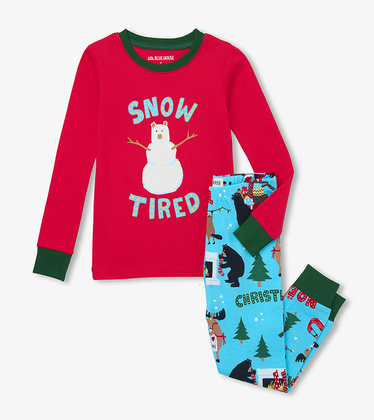 Kids Snow Tired Pajama Set