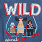 View Kids Wild About Skiing Appliqué Pajama Set swatch image
