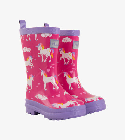 Rainbow Unicorns Rain Boots