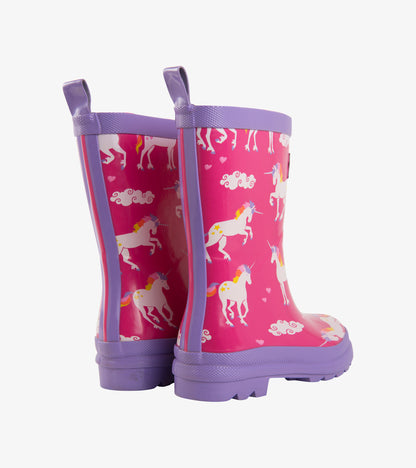 Rainbow Unicorns Rain Boots