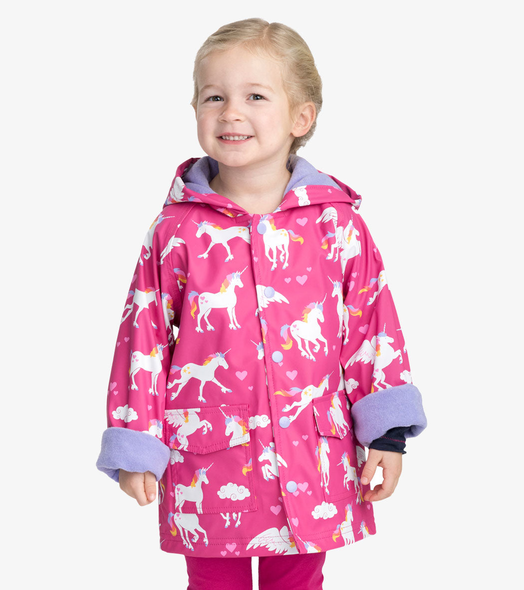 Rainbow Unicorns Raincoat