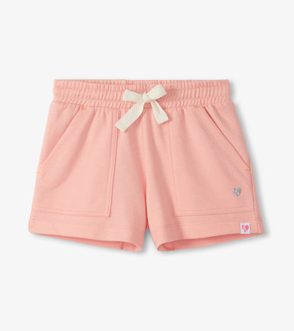Girls Apricot Blush Easy Basic Shorts