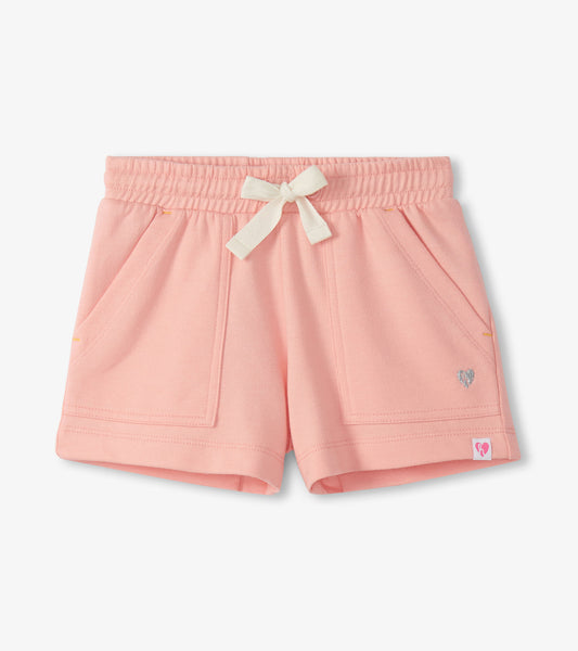 Girls Apricot Blush Easy Basic Shorts