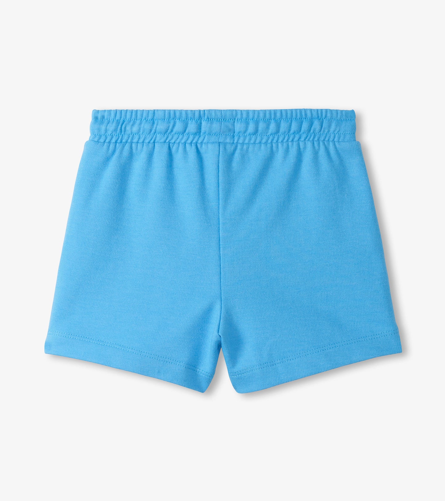 Girls Baby Blue Easy Basic Shorts