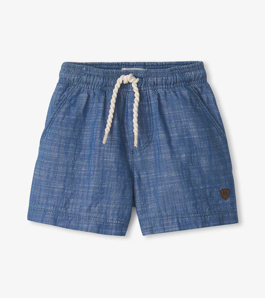 Baby & Toddler Boys Indigo Pull On Shorts