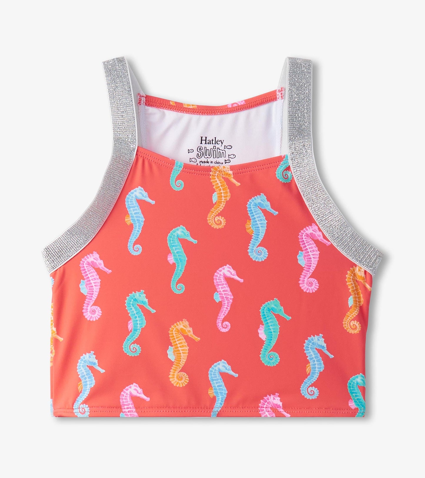 Girls Painted Sea Horse Tankini Set