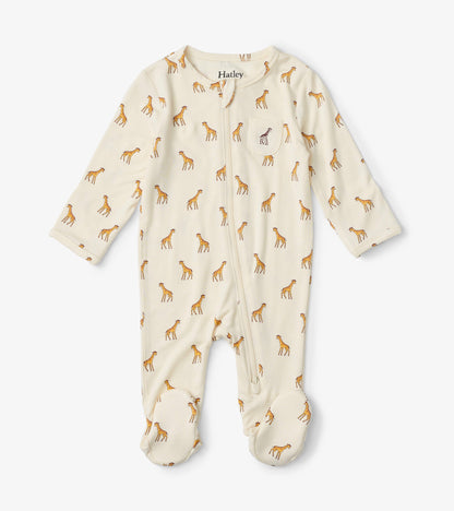 Baby Boys Little Giraffes Footed Sleeper