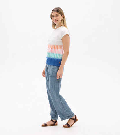Slouchy Pocket Tee - Vintage Beach