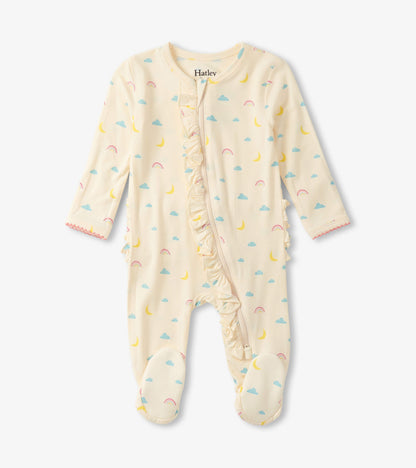 Baby Girls Lucky Charms Footed Sleeper