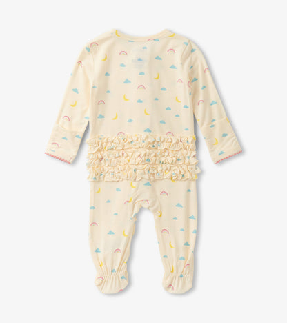 Baby Girls Lucky Charms Footed Sleeper