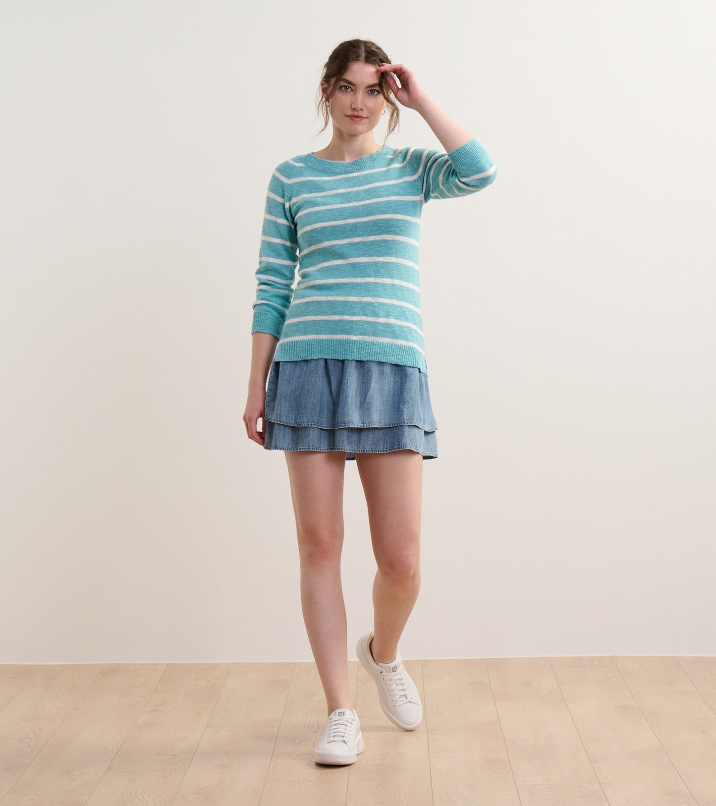 Mariner Sweater - Aruba Blue Stripes