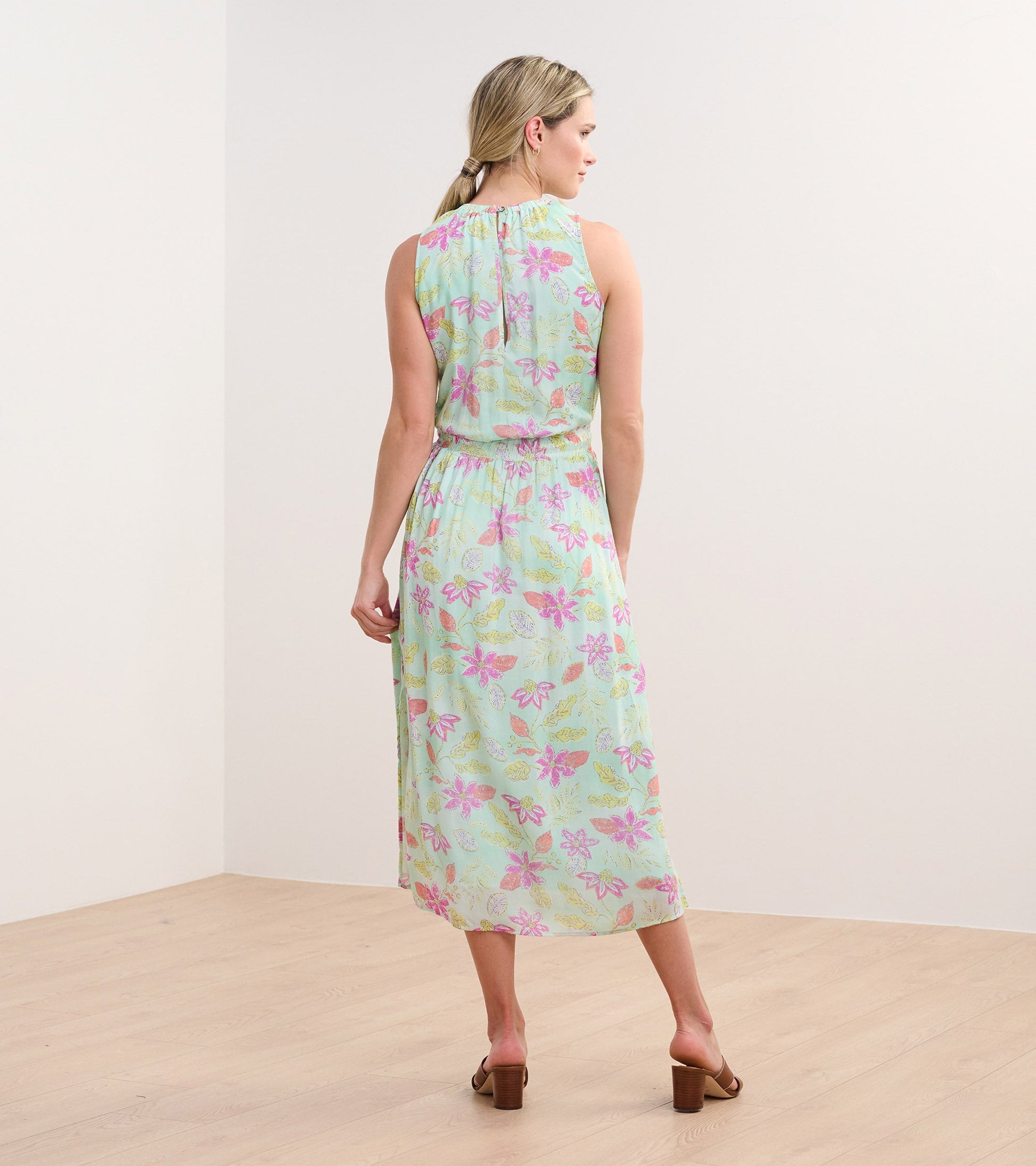 Mia Column Dress - Distressed Floral Mia Column Dress - Distressed Floral