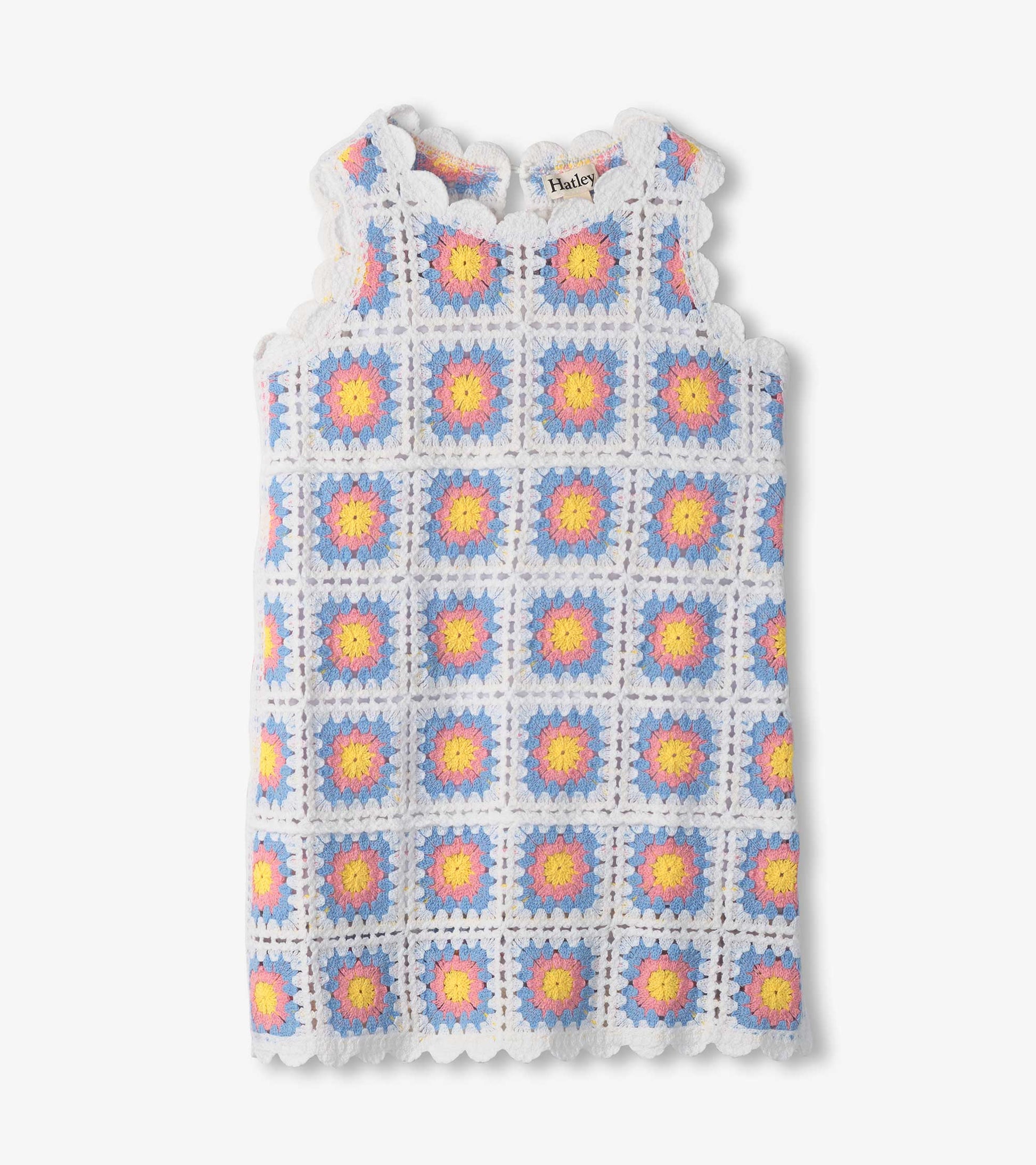 girls crochet dress Girls Buttercup Sleeveless Crochet Dress