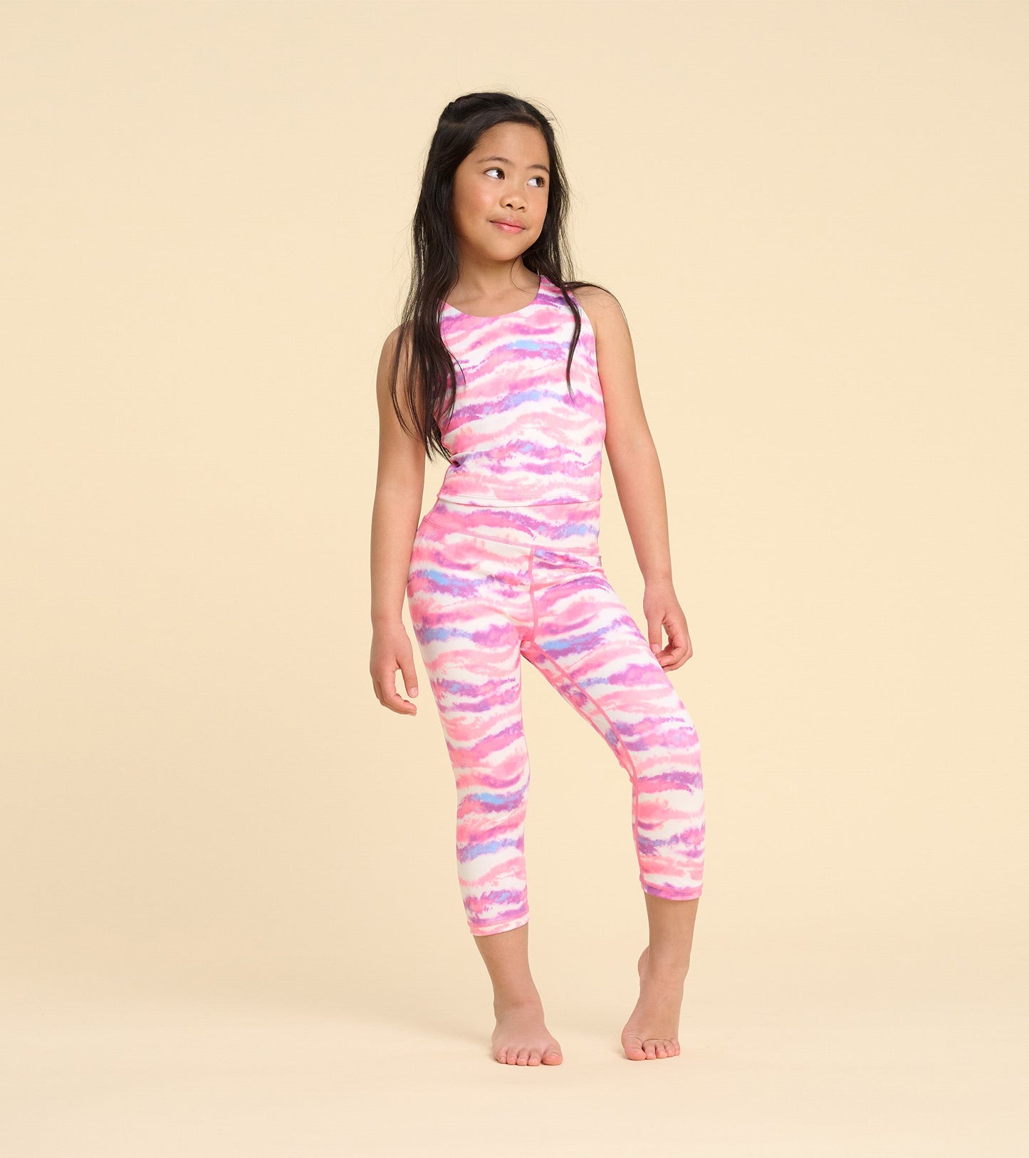 Girls Candy Ombre Active Capris