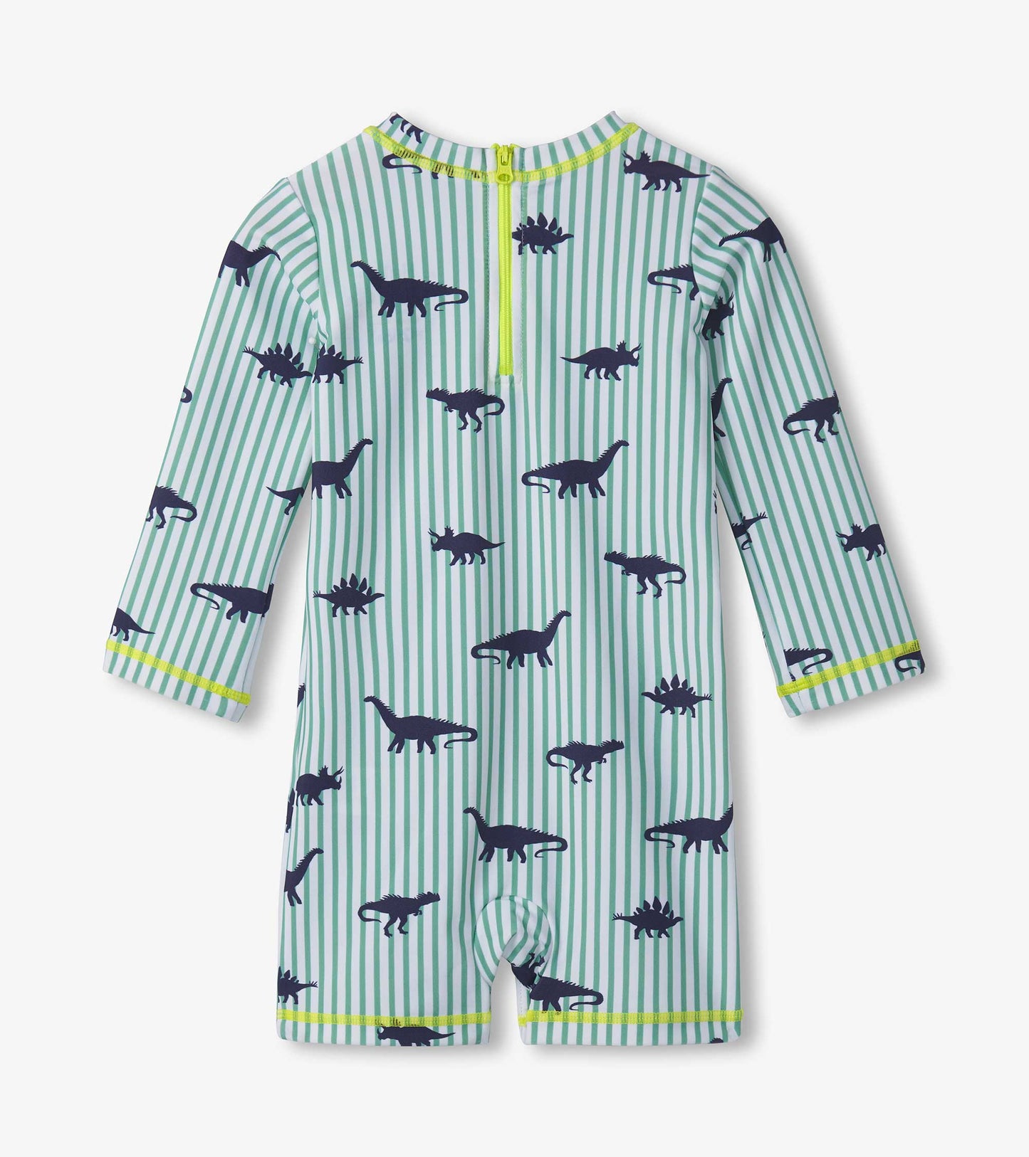 Baby Boys Dino Stripes One-Piece Rashguard