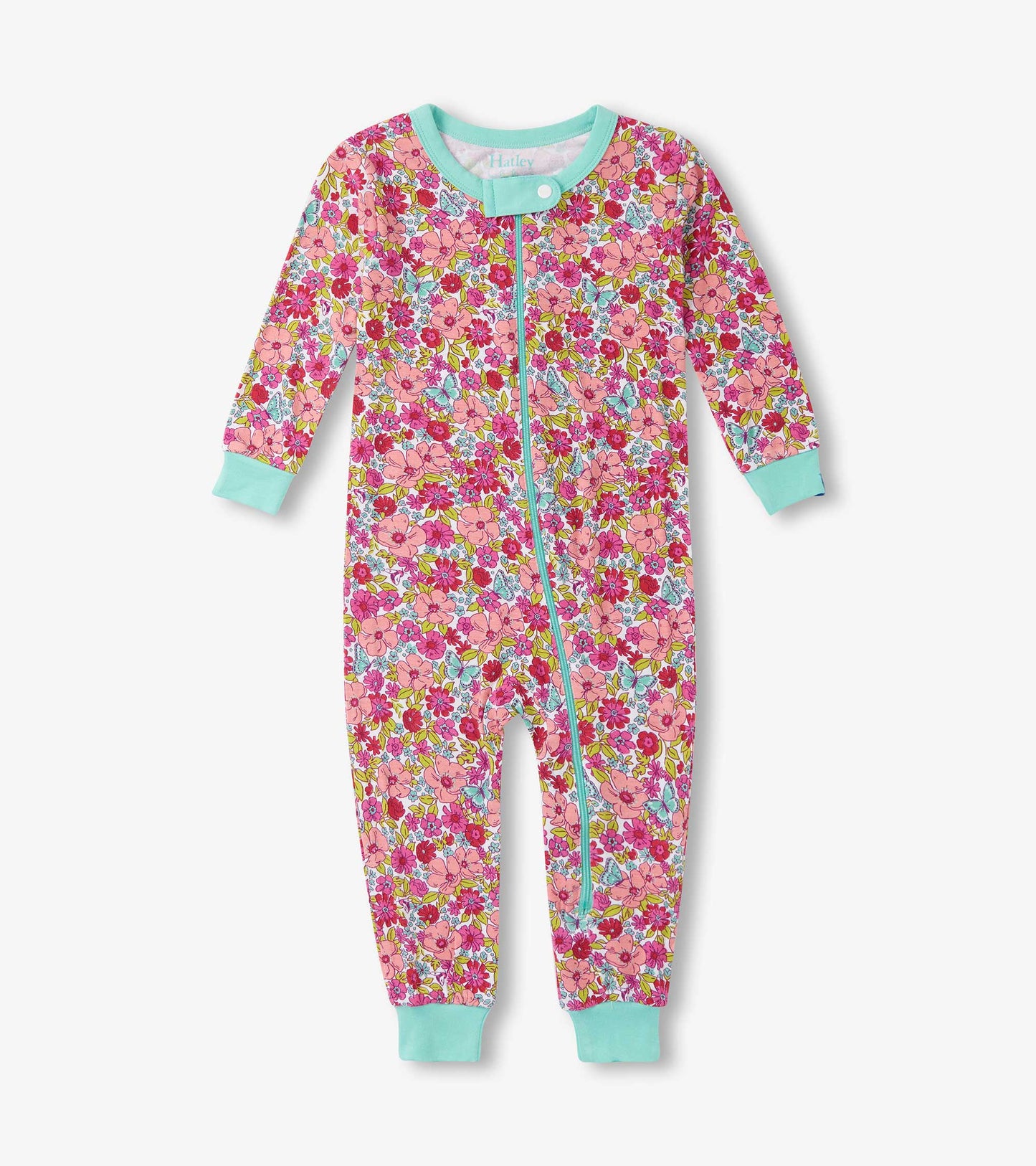 Baby Girls Groovy Flowers Sleeper