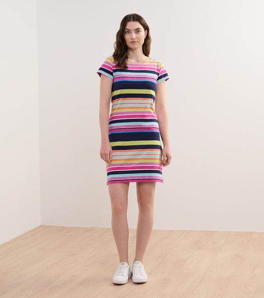 Nellie Dress - Hot Stripes