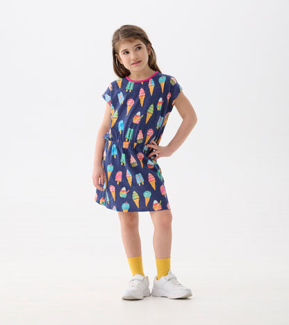 Girls Ice Cream Treats Relaxed Dress