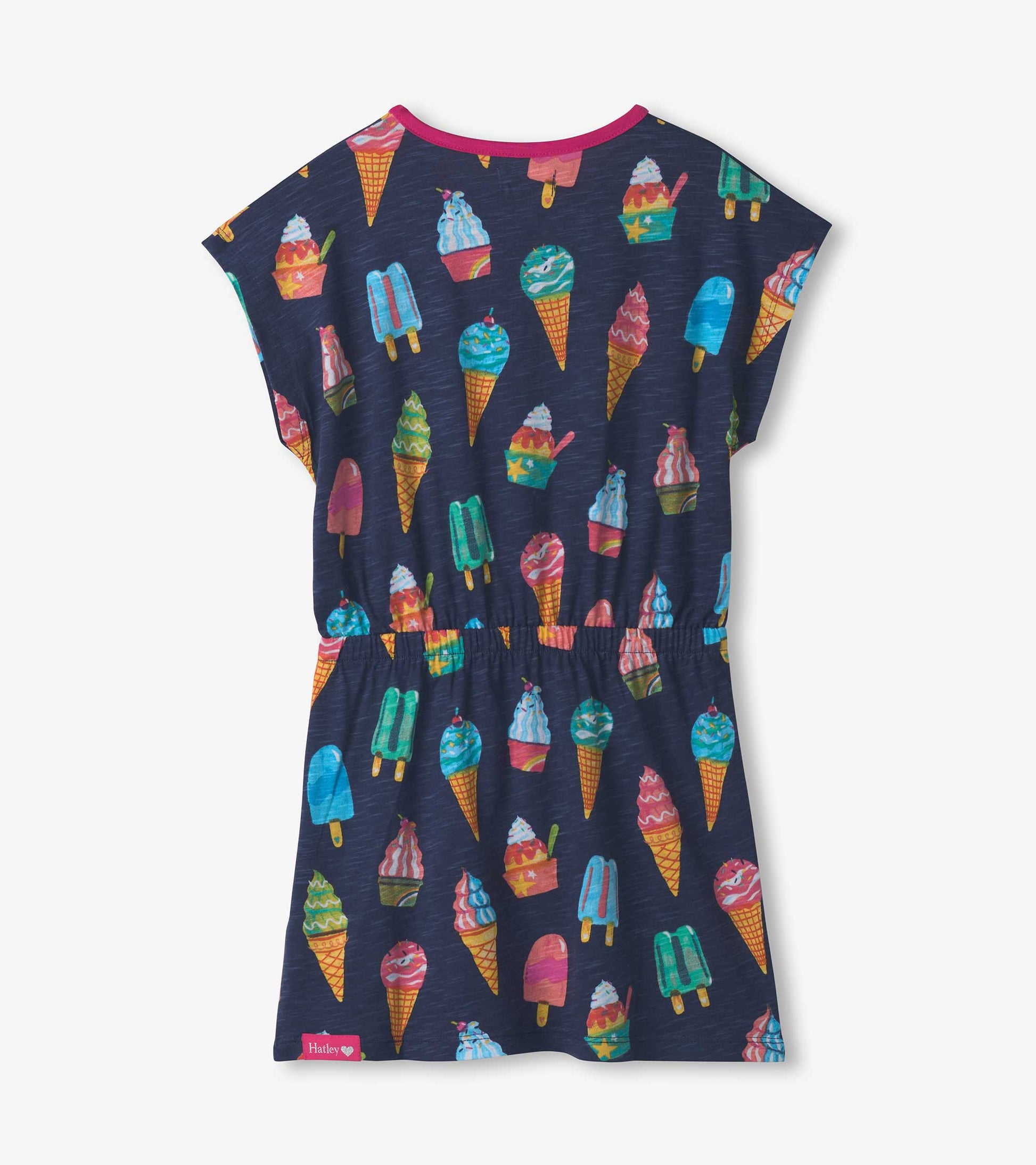 ice cream print dress Girls' ice cream print sleeveless twirl dress 8