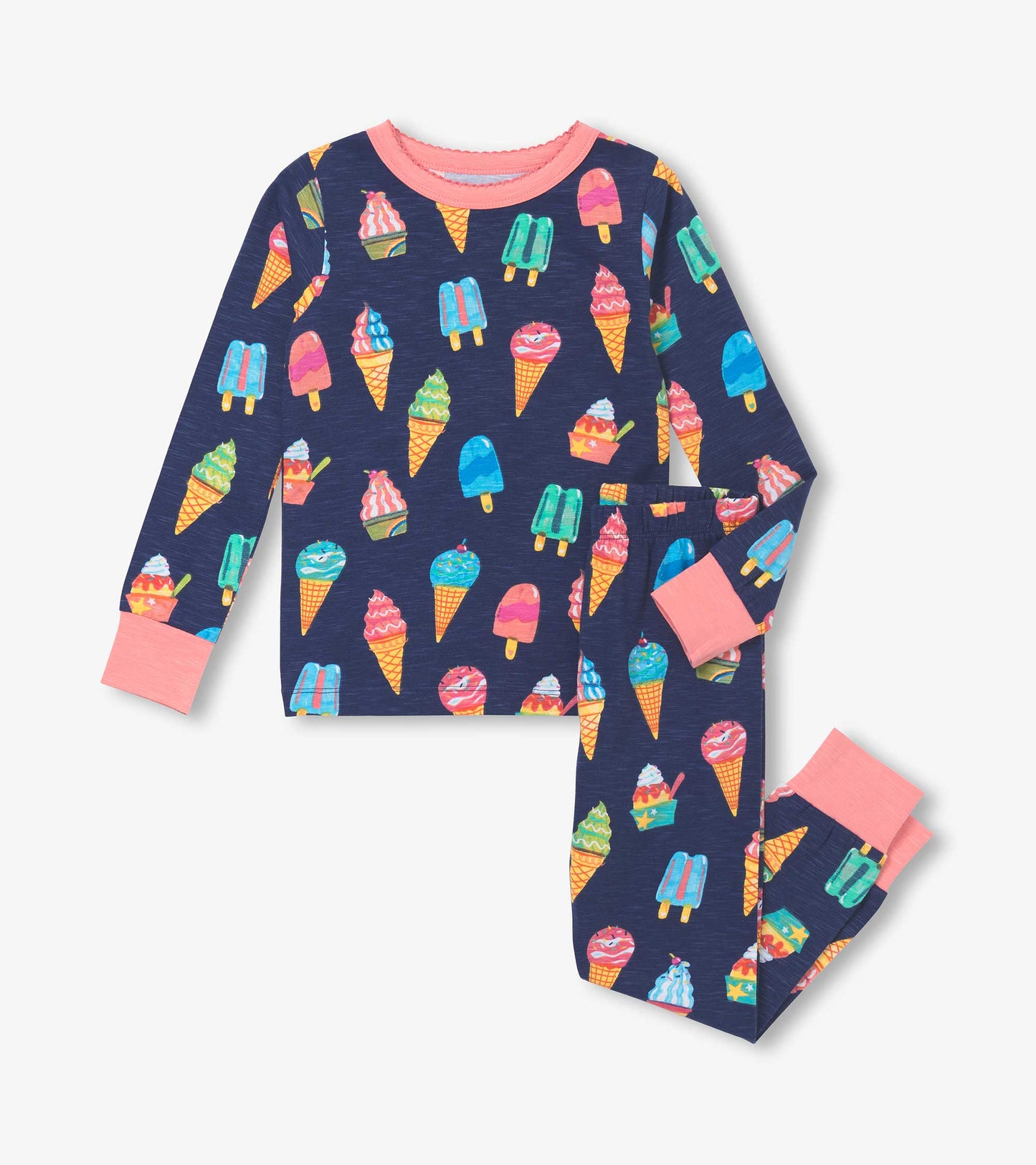 Girls Ice Cream Treats Pajama Set