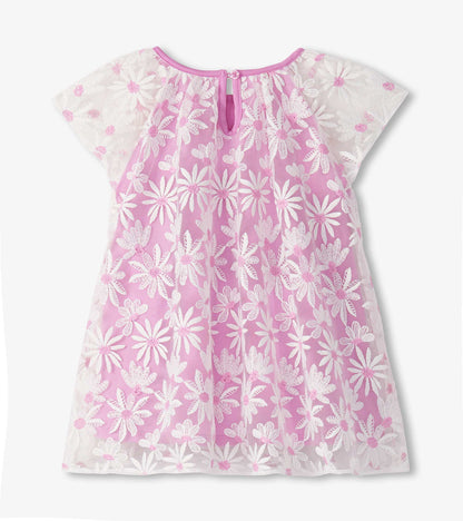 Baby & Toddler Girls Lilac Daisy Tulle Dress