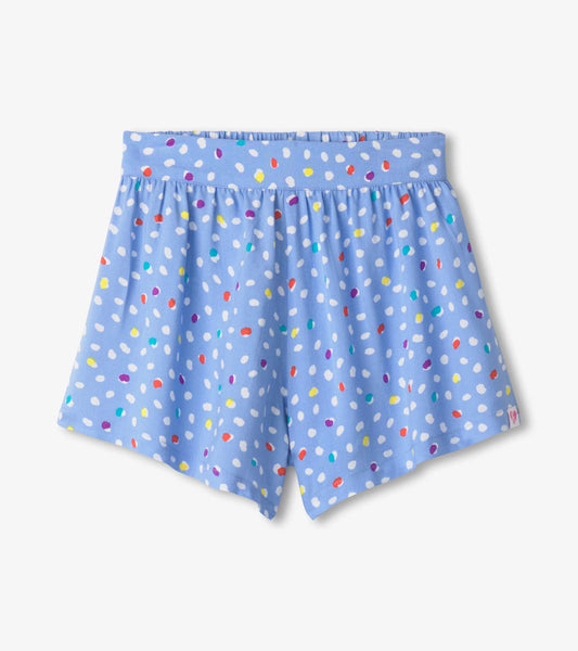 Girls Lots of Dots Woven Gathered Shorts