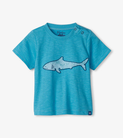 Baby & Toddler Boys Blue Shark Graphic Tee