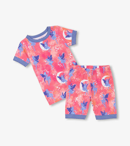 Girls Night Fairies Short Pajama Set