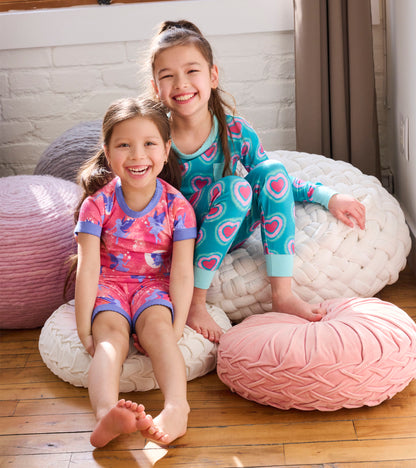 Girls Night Fairies Short Pajama Set