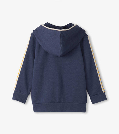 Boys Patriot Blue Zip-Up Hoodie