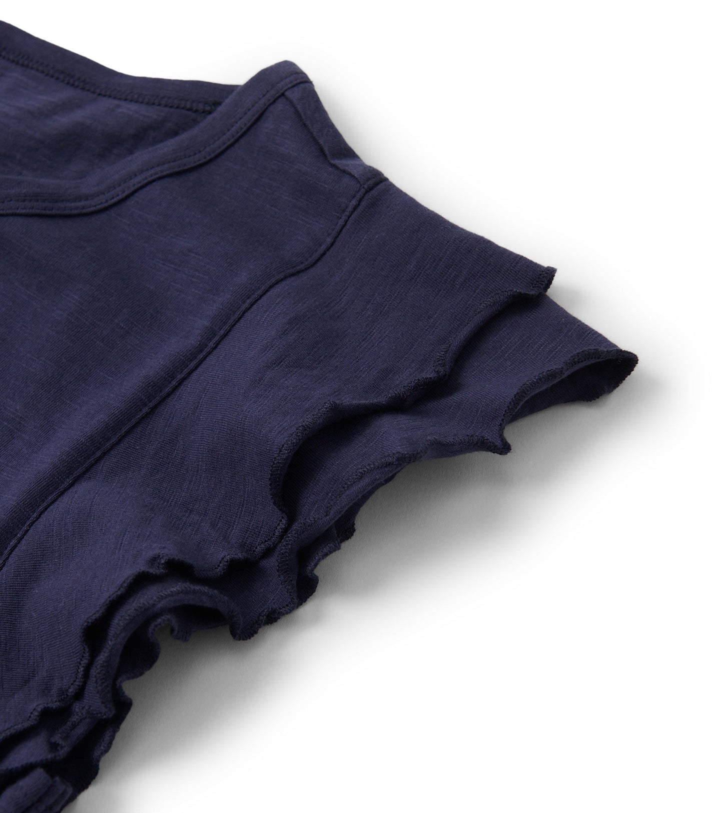 Layered Sleeve Tank - Patriot Blue