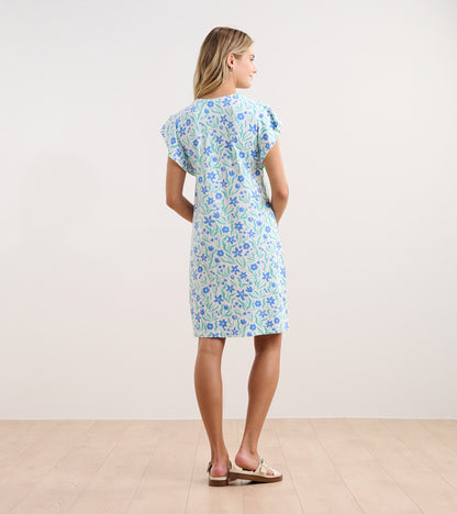 Carlie Dress - Painted Flowers