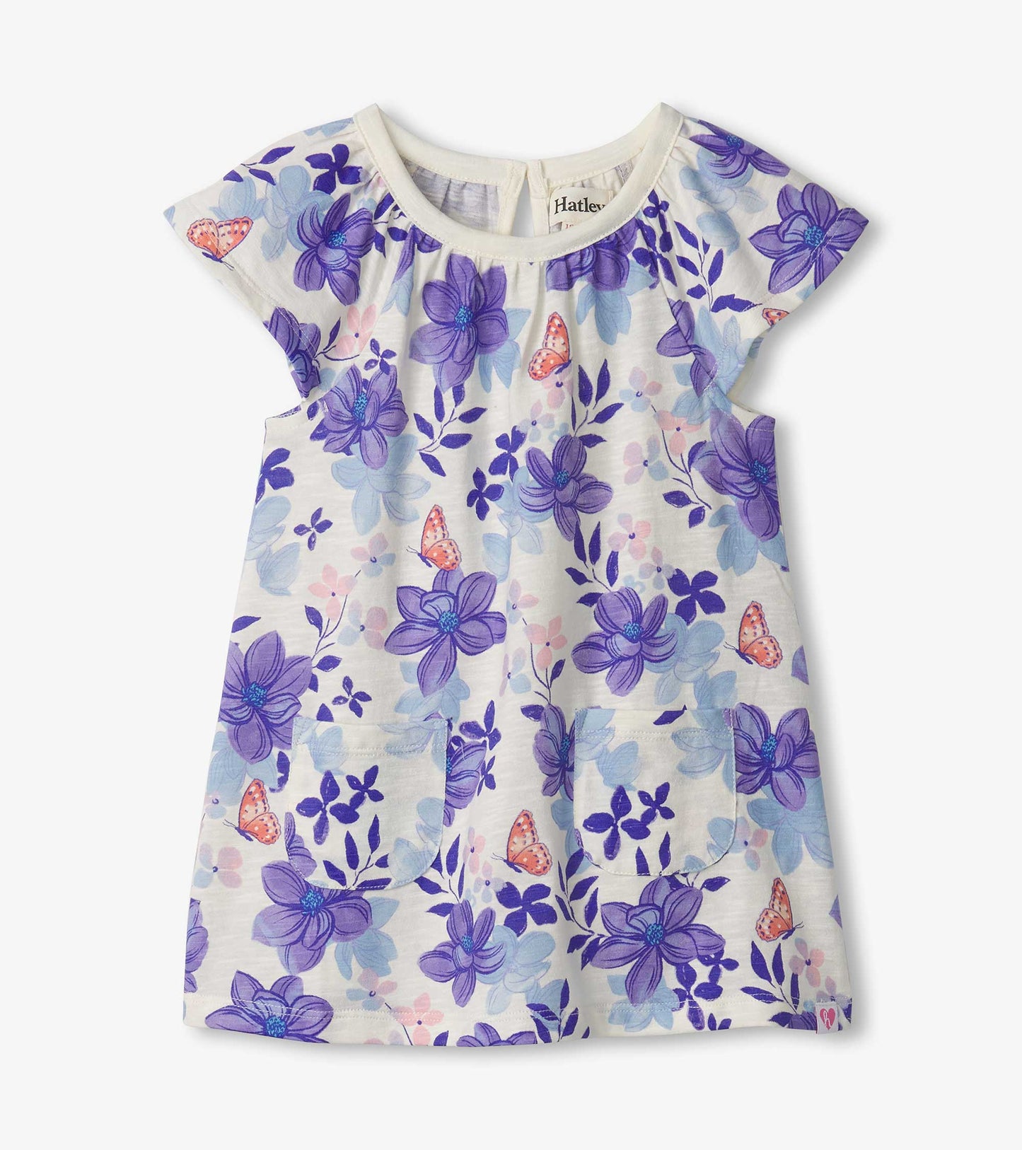 Baby & Toddler Girls Painted Magnolias Easy Raglan Dress