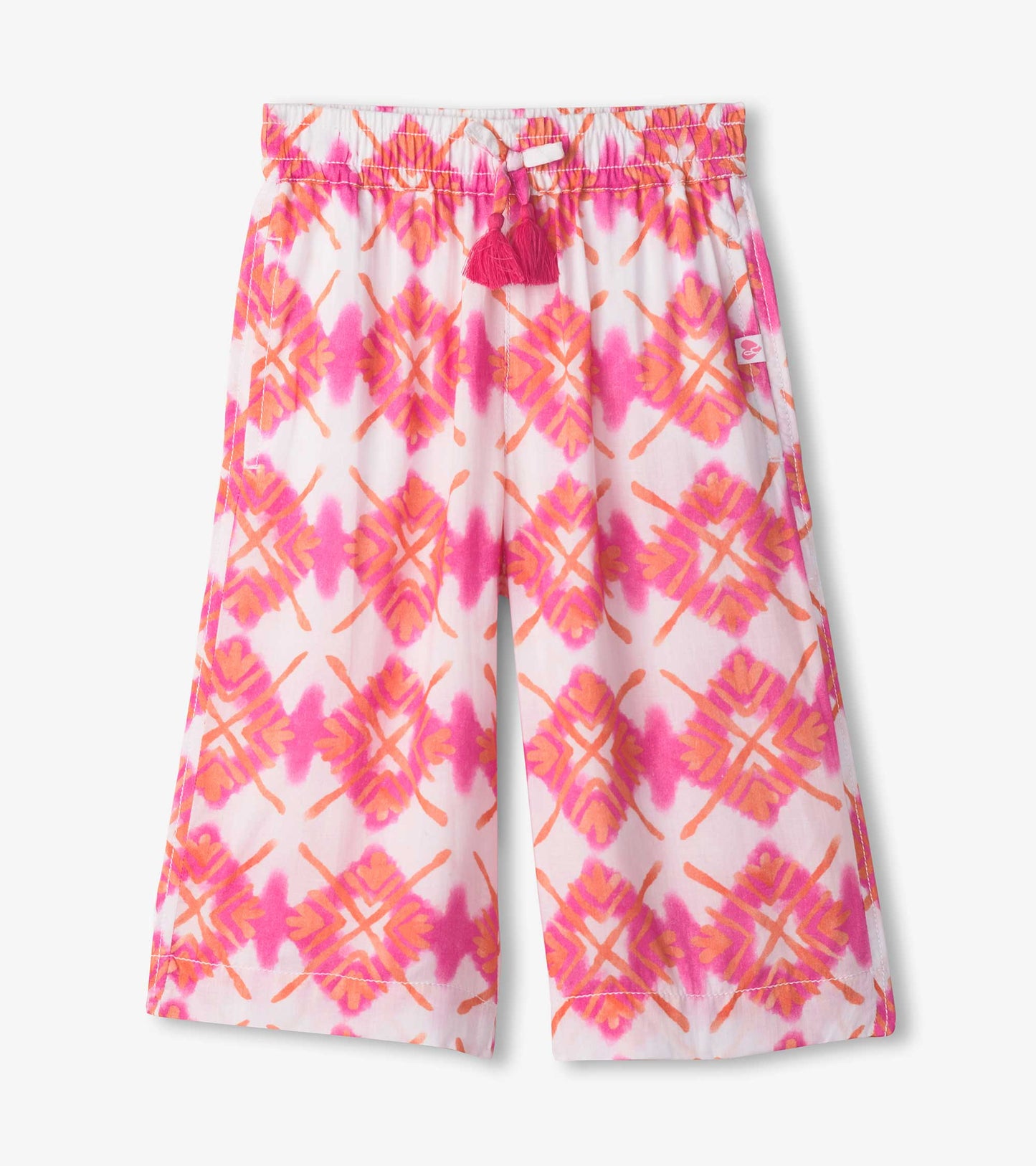 Girls Painted Sunburst Cropped Culottes