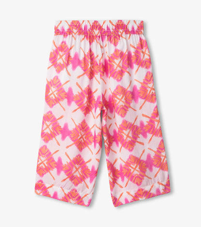 Girls Painted Sunburst Cropped Culottes