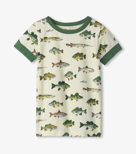 Real Fish Short Pajama Set Real Fish Short Pajama Set