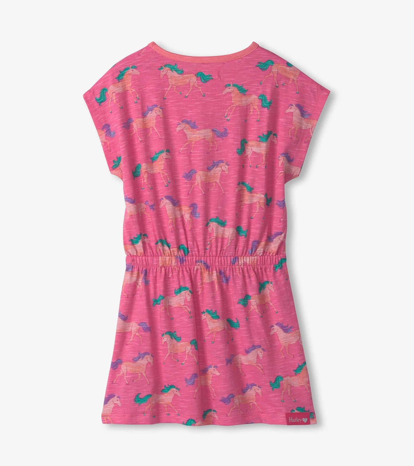 Girls Shimmer Horses Relaxed Dress