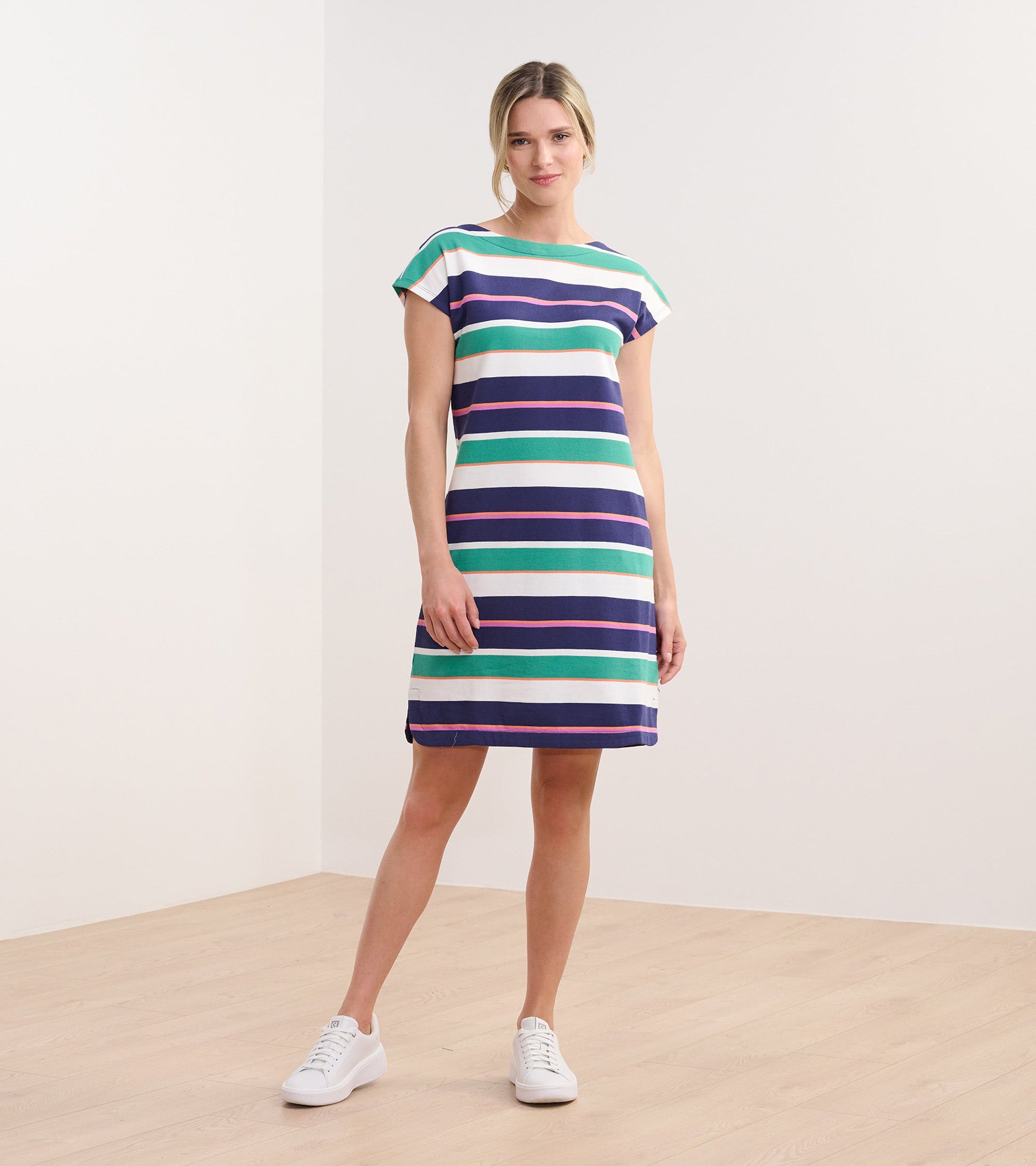 Capri Dress - Spring Sea Stripes Capri Dress - Spring Sea Stripes