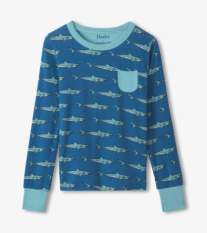 Boys Shark Tank Bamboo Pajama Set