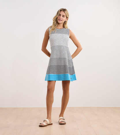 Sarah Dress - Tinted Stripes