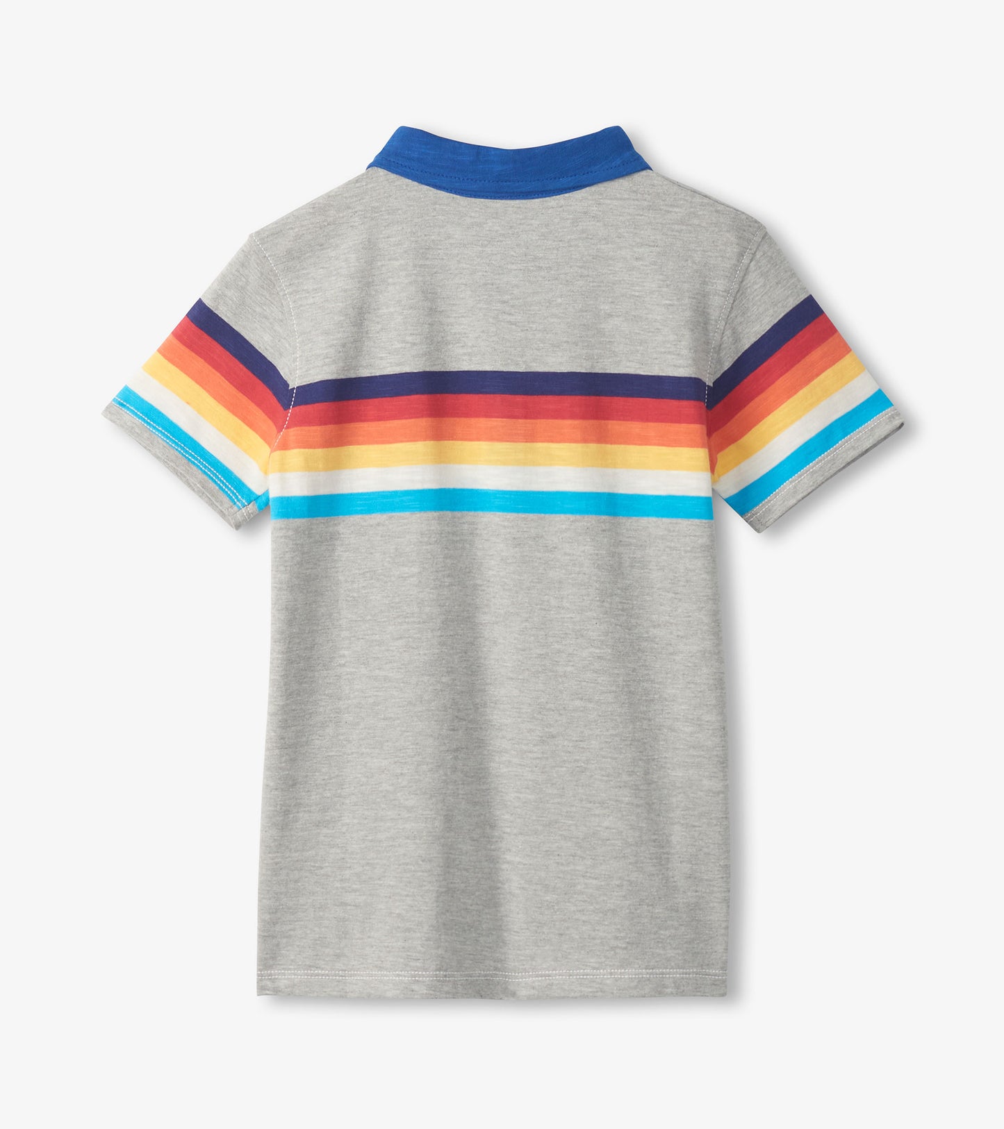 Boys 70's Stripes Polo T-Shirt